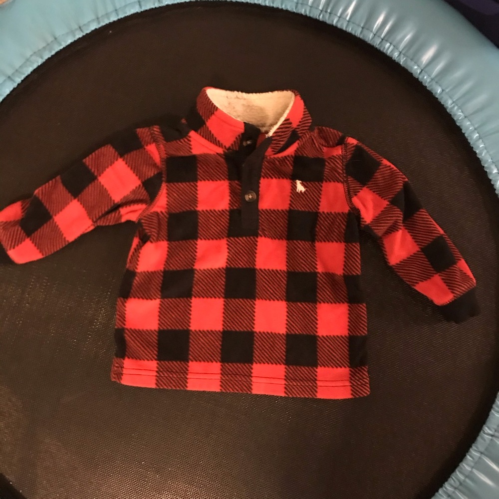 Baby Boy Buffalo Plaid Sweater